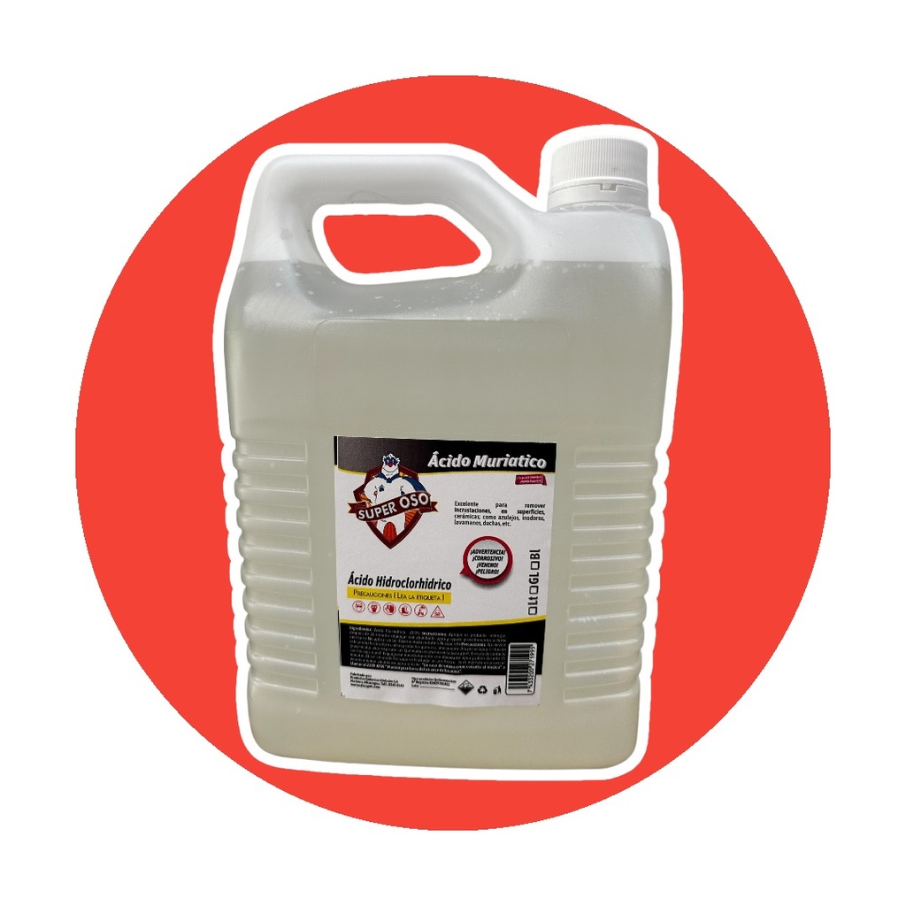 [PTH-004] ACIDO MURIATICO 20% ENV. LITRO